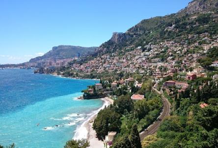 Charmant 2 Pieces Vue Sur Mer Et Monte-Carlo A Roquebrune Cap Martin Exterior photo